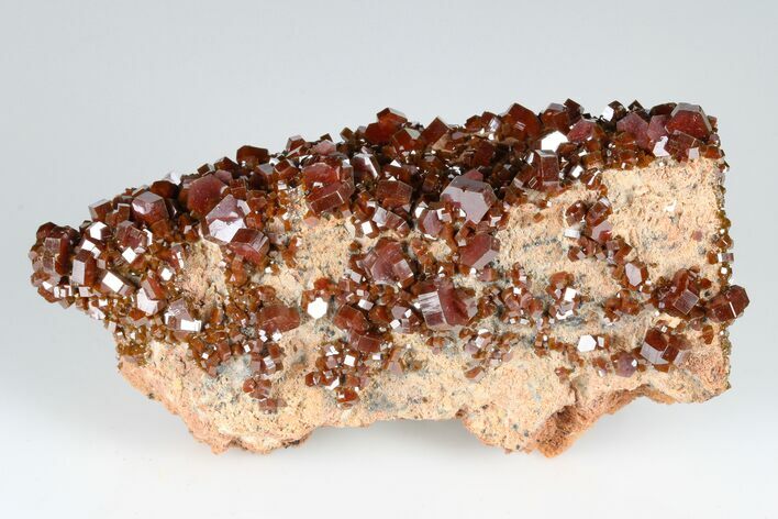 Deep Red Vanadinite Crystal Cluster - Huge Crystals! #178374